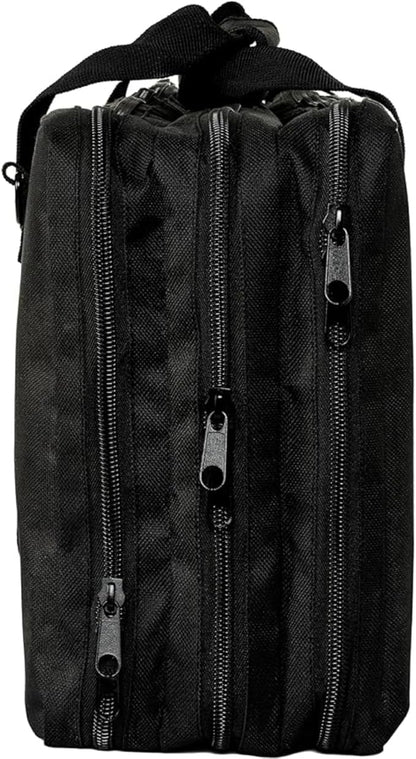 EVERPRIDE Chef Knife Bag Holds 20 Knives PLUS Large Zippered Compartment for Kitchen Tools – Durable, Large Knife Bag for Chefs – Knives Not Included