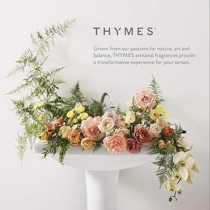 Thymes Scented Candles for Women & Men – Tin with Lid – Luxury Home Decor – Holiday Candles with Notes of Crisp Siberian Fir Needles, Cedarwood, & Sandalwood (Frasier Fir, 6.5 oz)