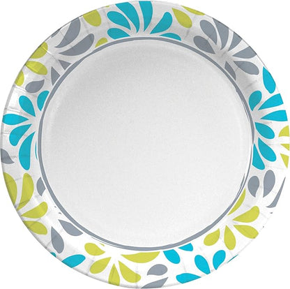 Genuine Joe Printed Paper Plates, 9" (Pack of 125)