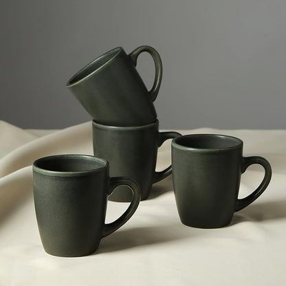 Stone Lain Grao Stoneware 32-Piece Dinnerware Set, Green