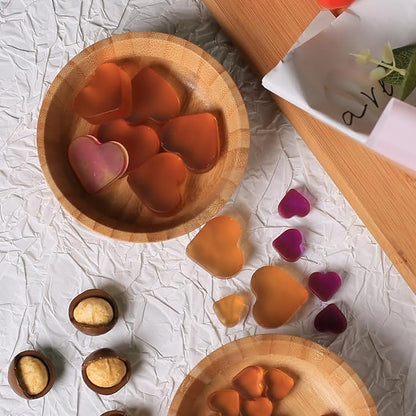 Heart Silicone Molds, 63 Large Heart Chocolate Mold for Baking Candy Gummy Jelly, Lovely Hearts Shaped Chocolate Candy Molds for Birthday & Valentine's Day Gifts for Women Men Lovers