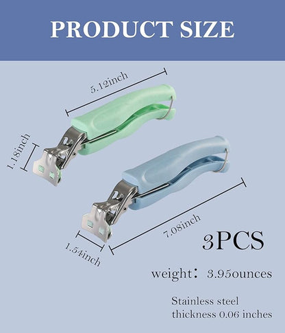 Stainless Steel Anti-Scalding Hot Bowl Dish Plate Gripper Clips Tongs Clamp Holder for Moving Hot Plate or Bowls with Food Out from Instant Pot Microwave Oven (3, Blue, Green, Pink)