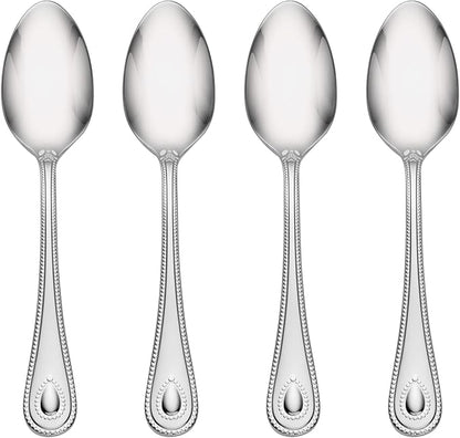 Lenox 894744 French Perle Dinner Spoons, Set Of 4