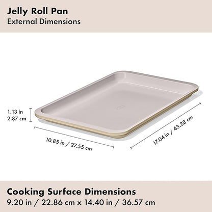 OXO Good Grips Non-Stick Pro Ceramic Coated Metal Bakeware Jelly Roll Pan – Biscuit