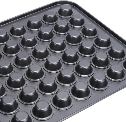 YUYTE 48-Cup Nonstick Muffin Baking Pan, HighQuality Carbon Steel Mini Cupcake Pan, YUYTE2hf5oqikn0