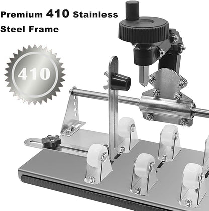 Smasener Wine Bottle Cutter,Glass Bottle Cutter Set, Wine Bottle Cutter Tools, Curved Glass Cutting Tool for Round and Square Bottles, [Stainless Steel 410]Bottle DIY Craft Kit