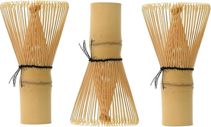 Matcha Whisk Bamboo Matcha Whisk for Traditional Starter Tool, Handcrafted Organic Traditional Japanese Chasen, Matcha Stirrer Wisk Mixer Brush for Authentic Tea Preparation (3)