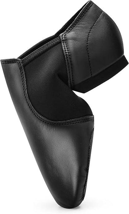 Stelle Jazz Shoes for Women Men Leather Upper Slip-on Dance Shoes Unisex