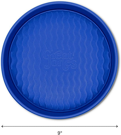 Great Jones Patty Cake (Blueberry) | Nonstick 9-Inch Round Cake Pan | Heavy-Duty Aluminized Steel | Easy Release Coating | Oven-Safe Up to 450°F | Even Heat Distribution | Dishwasher-Friendly