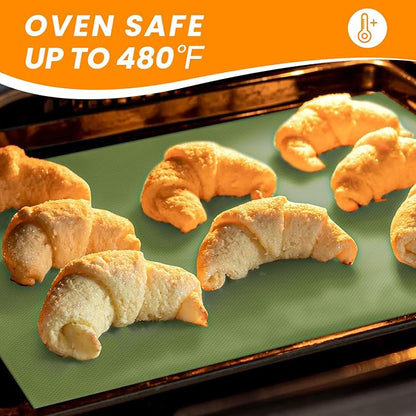 Silicone Baking Mat Roll- Cut to Size Silicone Mat Roll- SIlicone Mat for Baking, Macaoron Baking Sheet, Non-stick Pastry Mat, Reusable Dough Rolling Mat