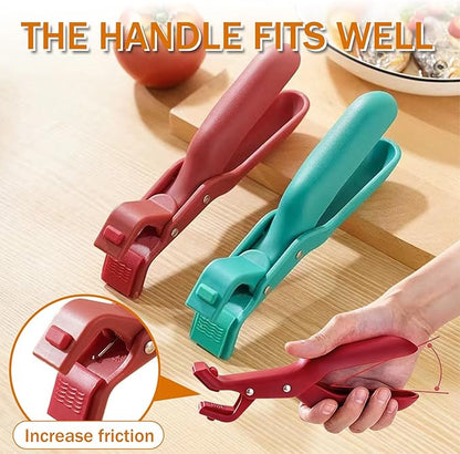 Hot Plate Grippers, 2026 New Anti-Scald Bowl Clip, Hot Plate Gripper Lifters Tongs, Kitchen Silicone Anti Slip Clip for Bowls,Pans,Dishes, Kitchen Gadget