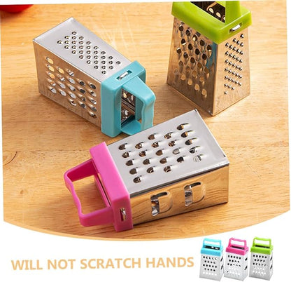 PRETYZOOM 18pcs Stainless Cheese Grater Fine Grater Slicer Vegetable Slicer Easy Peel