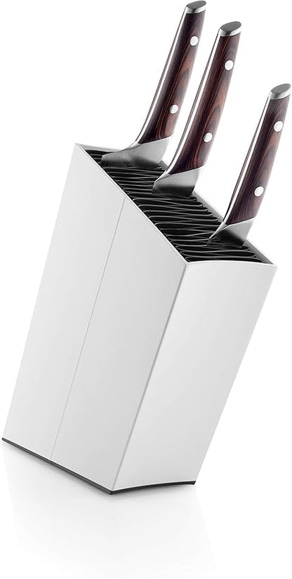 EVA SOLO | Angled Aluminum Knife Stand | Holds up to 20 knives (Sold Separatly) | Easy to Clean | Danish Design, Functionality & Quality | White