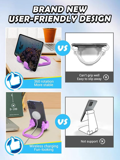 Stocking Stuffers for Teens Girls Adults Cell Phone Stand: Upgrade Adjustable Thumbs Up Lazy Phone Holder for Desk Cool Gadgets Fun Birthday Gifts Ideas for Kids Teenager Women Gifts for Christmas