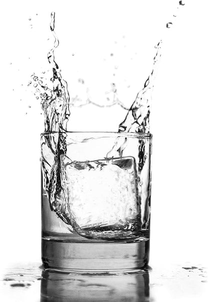 glacio Clear Ice Maker Set – Crystal Clear Ice Ball & Cube Molds for Whiskey and Cocktails | Dilution-Free Directional Freezing Design | Easy Removal