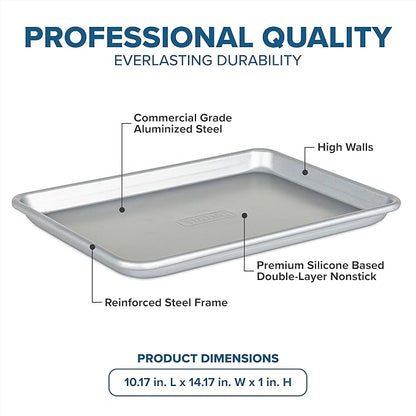 Viking Nonstick Aluminized Steel Baking Sheet, Aluminum