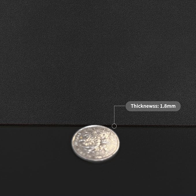 Dresser Cover TopFor Bedroom - 12x70 Inch Waterproof Easy to Clean Can Conceal Flaws Protector The Table Top from Scratches Used for Coffee Table Dresser(Black+Black 12x70)