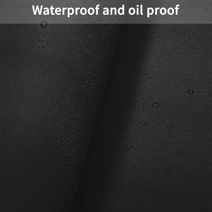 Nightstand Protector Top - 14x30 Inch Waterproof Easy to Clean Can Conceal Flaws Protector The Table Top from Scratches Used for Dining (Black+Gray 14x30)