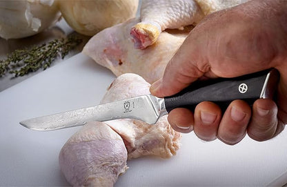 Mercer Culinary M13787 Premium Grade Super Steel, 6-Inch Boning Knife, G10 Handle