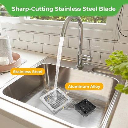 Replacement Chopper Blade Commercial Vegetable Chopper Dicer Stainless Steel Blade for Fruit Cutting Machine Tomato French Fries Cutter (3/8″ Blade)