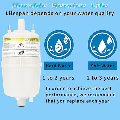 80 Steam Canister Replacement Compatible with Steam Humidifier Canister Model 800 and 865 Steam Canister with O-Ring for Leak-Proof Seal (Pack of 2)