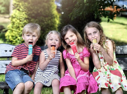 SMALL SIZE Frozip 125 Disposable Ice Popsicle Mold Bags| BPA Free Freezer Tubes With Zip Seals | For Healthy Snacks, Yogurt Sticks, Juice & Fruit Smoothies, Ice Candy Pops| Comes With A Funnel (5x2")