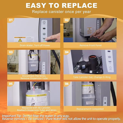 80 Canister Replacement for Aprilaire 800 Canister, 80 Steam Canister Substitute for Aprilaire 800 Replacement Canister (OEM), Canister Part 80 for Aprilaire 800 801 865 866 Whole House Humidifiers
