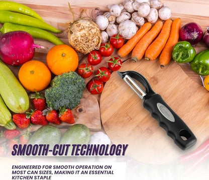 Premium Swivel Peeler- Super Sharp Stainless Steel Blades for fast and efficient Kitchen Prep- Ergonomic Handle- Dishwasher Safe- Equipped with sharp tip to remove Blemishes on Vegetables