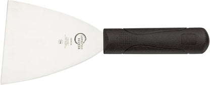 Mercer Culinary Millennia Grill Scraper, 4 Inch x 4-1/2 Inch Blade, Black Handle