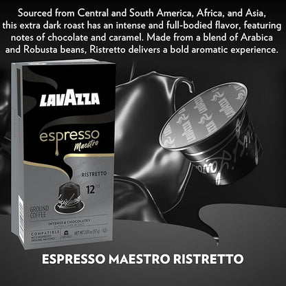Lavazza Espresso Capsules Compatible with Nespresso Original Machines Variety Pack, 10 Count (Pack of 6)