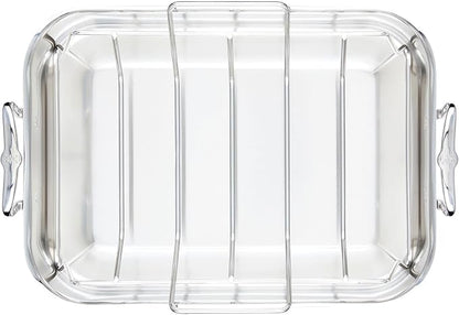 Hestan Provisions – 16.5" Classic Clad Roaster with Stianless Steel Rack