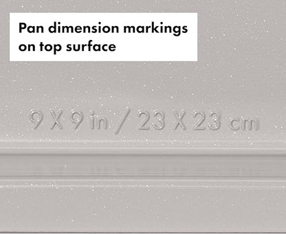 OXO Good Grips Non-Stick Pro Ceramic Coated Metal Bakeware 9” Square Cake Pan – Biscuit