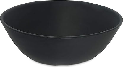 Carlisle FoodService Products Ridge Reusable Plastic Bowl for Home and Restaurant, Melamine, 52 Ounces, Slate