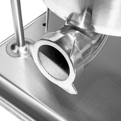 ALDKitchen Sausage Stuffer | Manual Control | 5L / 7L / 10L | Vertical Sausage Machine (7L)