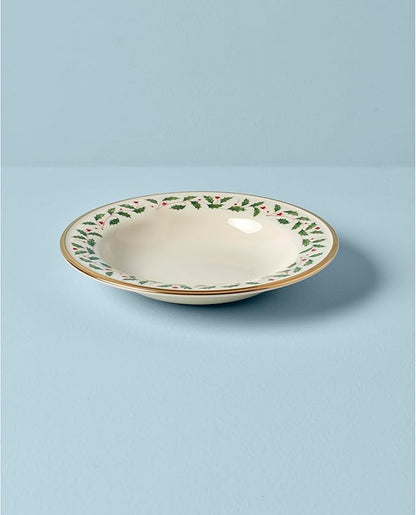 Lenox 146504250 Holiday Soup Bowl, Christmas Dinnerware