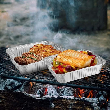 9x13 Aluminum Pans - (30Pack) Disposable Foil Pans, Half Size Deep Steam Table Pans Extra Thick for Baking, Cooking, Roasting, Heating, Serving & Lining Steam-Table Trays