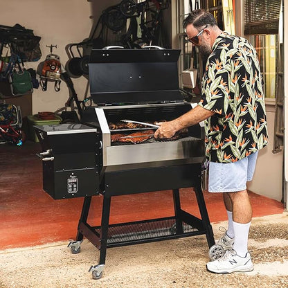 recteq pellet smoker grill Weekend Warrior Bundle, Wood Pellet Grill Smoker, Outdoor Grills & Smokers, 740 Sq. In. Cooking Area, 18 lb hopper