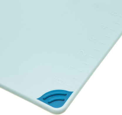 San Jamar Saf-T-Grip Plastic Cutting Board with Safety Hook, 9" x 12" x 0.375", Blue