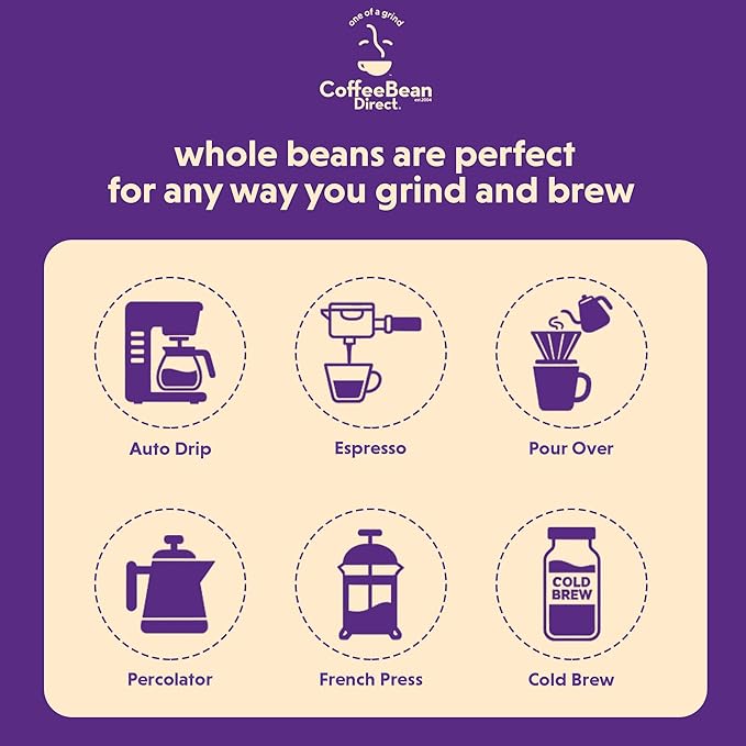 Coffee Bean Direct Danish Blend, Whole Bean Coffee, Mixed Roast Level, 2.5 Pound Bag (Pack of 1)