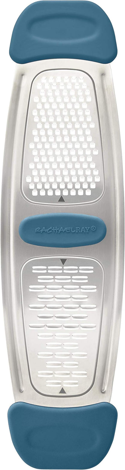 Rachael Ray Multi Stainless Steel Grater, Marine Blue, Small