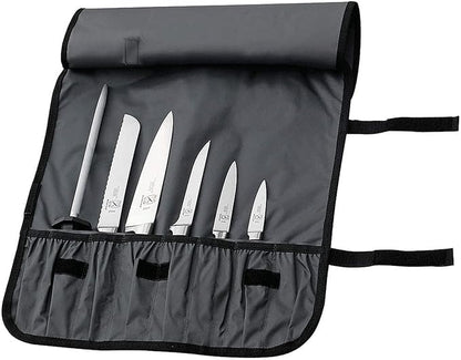 Mercer Culinary 7-Pocket Knife Roll, Black