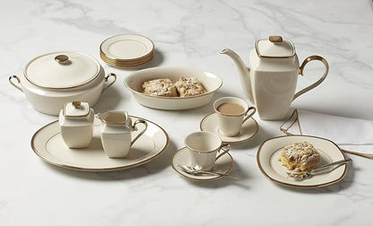 Lenox 140104040 Eternal Saucer, 1 Piece, Porcelain, 6" x 6"