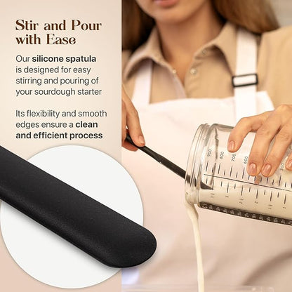 Sourdough Bread Baking Supplies and Starter Kit - Ultimate Bread Making and Sourdough Starter Kit with Proofing Baskets, Sourdough Jar, Bread Lame, Scrapers & Danish Whisk