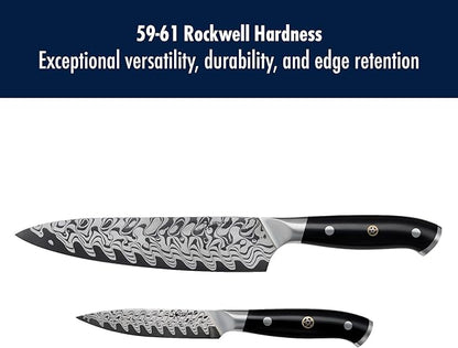 Henckels Compass Damascus 2-pc Damascus Chef's Knife Set
