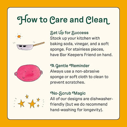 Great Jones Stir Crazy 3-Piece Stackable Ceramic Mixing Bowl Set (6.8", 9.1", 12") | Dishwasher, Freezer & Microwave Safe | Perfect for Baking, Serving & Mixing | Nestable for Easy Storage (Classic)