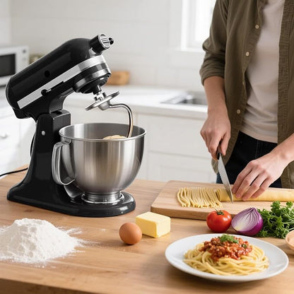 3-Piece Set Mixer Accessories for KitchenAid 4.5QT Tilt-Head Stand Mixers – K45WW, K45DH & K45B Replacement, All Stainless Steel, Dishwasher Safe(Machine/Mixer Not Included)