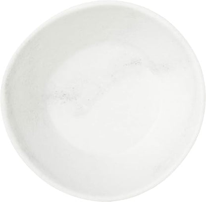 Carlisle FoodService Products Ridge Reusable Plastic Bowl Soup Bowl for Home and Restaurant, Melamine, 8 Ounces, Marble, (Pack of 24)