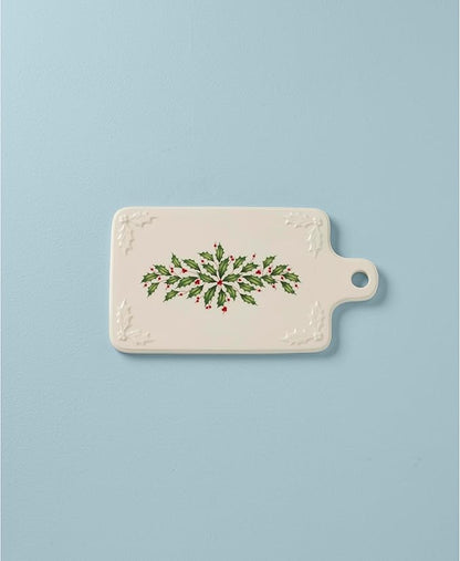 Lenox 890760 Holiday Porcelain Cheeseboard, Christmas Hosting