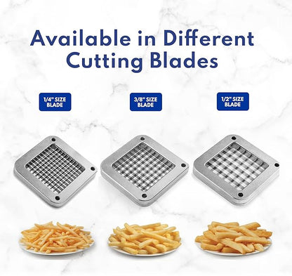 New Star Food Service 42313 Commercial Restaurant French Fry Cutter with Suction Feet, 1/2-Inch
