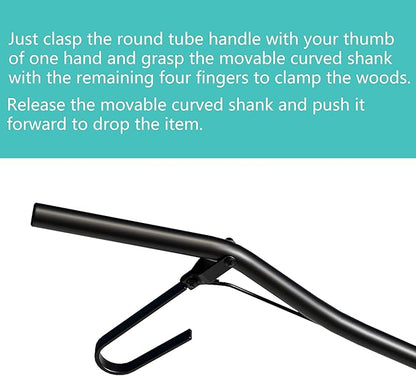 Fire Beauty Fireplace Tongs Log Grabber,Fire Tongs for Fire Pit,Wood Stove Fire Place Tools Accessories